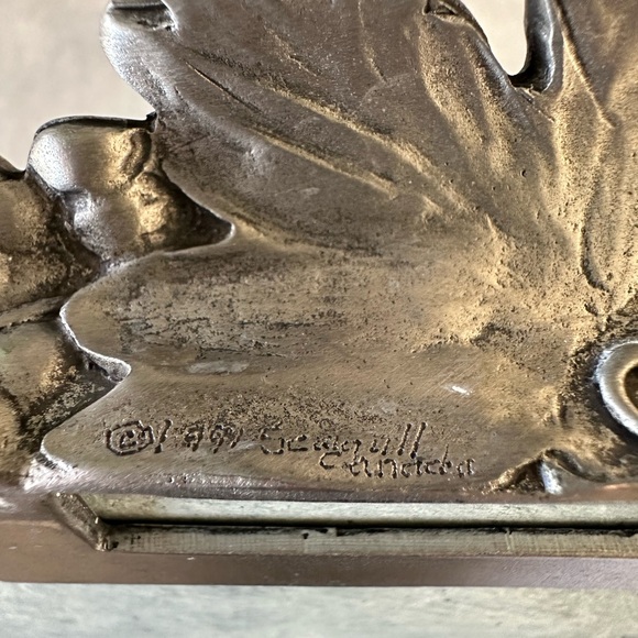 Seagull Pewter Green Marble Grapes Design Serving Cheese Board Set - Picture 6 of 8